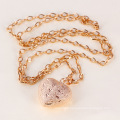 Heart Rose Gold Necklace for Lover